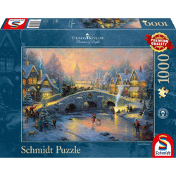 Thomas Kinkade - Winterliches Dorf - 1000 Teile Puzzle