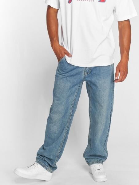 moderne Dangerous DNGRS Herren Jeans mit Baumwolle Blau
