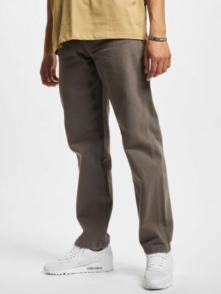 bequeme Dangerous DNGRS Herren Jeans Rei&szlig;verschluss mit Baumwolle Grau