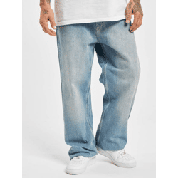 lässige Dangerous DNGRS Herren Jeans Reißverschluss Taschen mit Baumwolle Blau