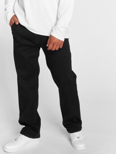 l&auml;ssige Dangerous DNGRS Herren Jeans mit Baumwolle Schwarz