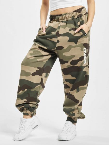 moderne Dangerous DNGRS Damen Hose mit Baumwolle Camouflage