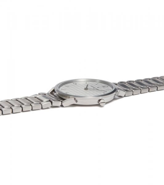 Pierre Cardin Herren Armband-Uhr analoge Quarz-Uhr mit Edelstahl-Armband 3ATM 40mm CPI.2020 Silber
