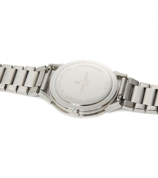 Pierre Cardin Herren Armband-Uhr analoge Quarz-Uhr mit Edelstahl-Armband 3ATM 40mm CPI.2020 Silber