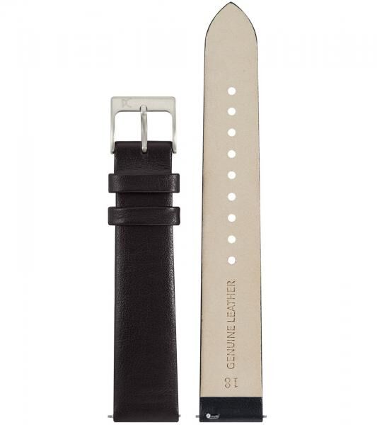 Pierre Cardin Herren Armband-Uhr analoge Quarz-Uhr mit Leder-Armband 3ATM 40mm CPI.2010 Schwarz/Silber