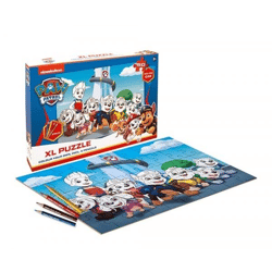 Paw Patrol - Puzzle zum Ausmalen - 50 Teile