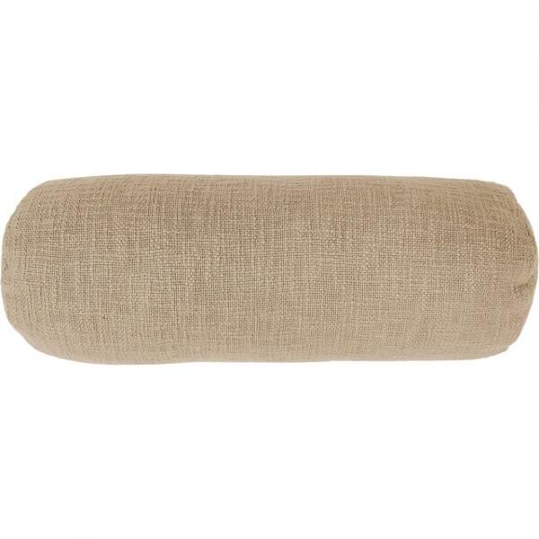 Tiseco Nackenkissen Baumwolle Slub sand 15 x 45 cm