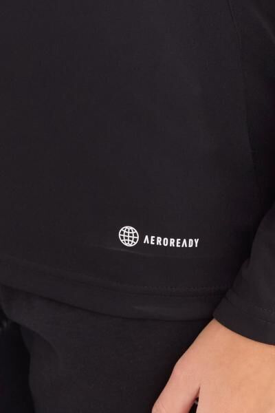 adidas Tiro LS Damen Trainings-Sweatshirt mit AEROREADY Technologie Half-Zip Sweatshirt HU0319 Schwarz