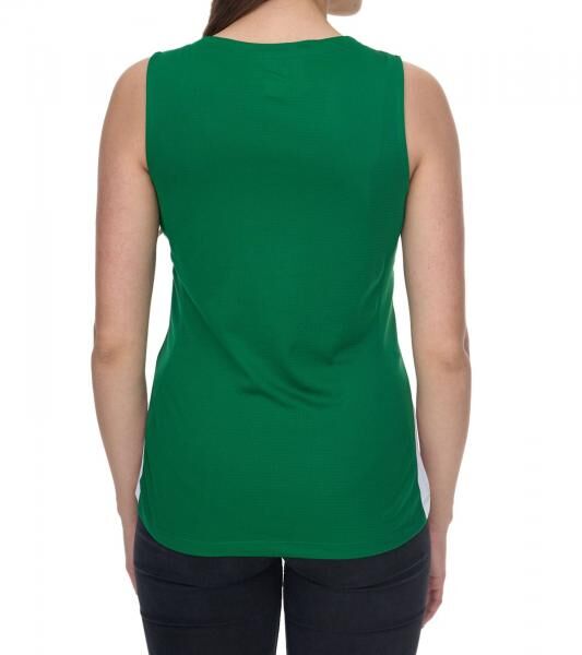 NIKE Team Fitness Damen Tank-Top mit DryFit Sport-Shirt Trainings-Shirt NT0211-302 Gr&uuml;n/Wei&szlig;