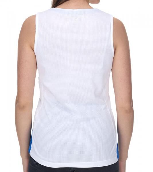 NIKE Team Fitness Damen Tank-Top mit DryFit Sport-Shirt Trainings-Shirt NT0211-102 Wei&szlig;/Blau