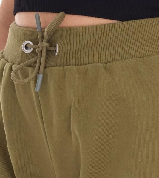 YOU DO YOU Damen Sport-Shorts Sweatpants kurze Baumwoll-Hose Fitness-Shorts Yoga-Mode 905091 Khaki