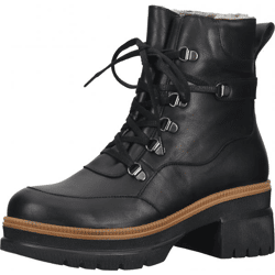 Komfortable ILC Stiefelette Schnürschuhe für Damen C46-8940 -01 Schwarz