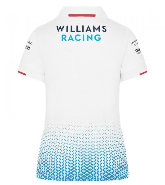 sportliches Williams Racing Formel 1 Motorsport Damen Polo-Shirt Team 2024 Fan-Artikel 701228997 002 Wei&szlig; 