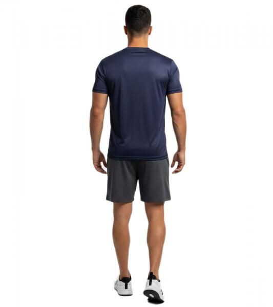 Modernes ON THAT ASS Charlie Herren Sport T-Shirt Fitness Performance Shirt mit stylischem Design Dunkelblau