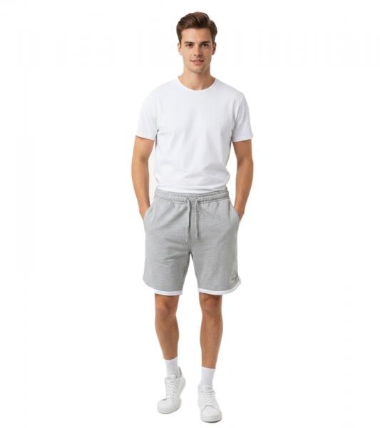 weiche SCOTCH & SODA Herren Sport-Short Baumwoll-Shorts kurze Fitness-Hose Freizeit-Shorts für Casual-Wear Beach-Shorts SSSP25M269727 033 