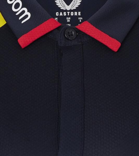 Oracle Red Bull Racing Formula 1 F1 Team 2024 Women's Polo Shirt with Sponsor Logos Sports Shirt 701231007 001 Navy