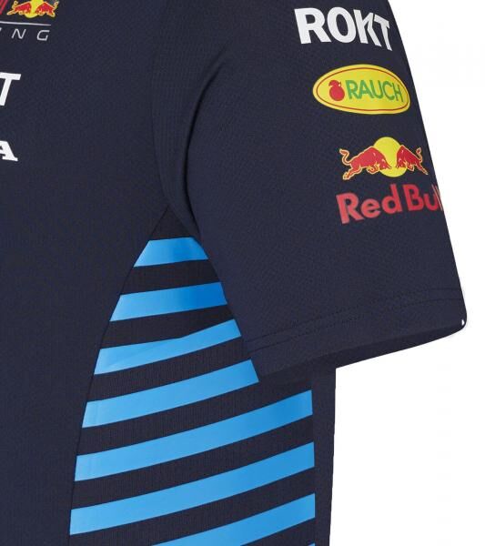 Oracle Red Bull Racing Formula 1 F1 Team 2024 Women's Polo Shirt with Sponsor Logos Sports Shirt 701231007 001 Navy