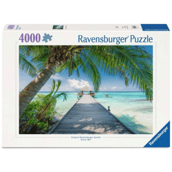 Dream beach in the Maldives - jigsaw puzzle 4000 pieces