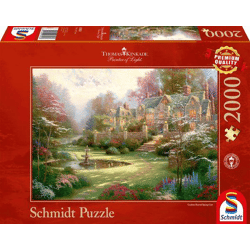 Thomas Kinkade - Country estate - 2000 pieces jigsaw puzzle