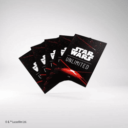 Star Wars: Unlimited Premium Art Sleeves Card Back Red