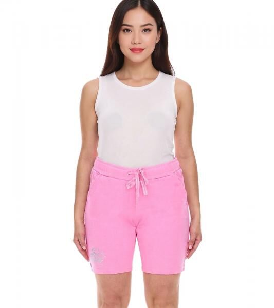 SOCCX by Carina Damen Freizeit-Shorts kurze Baumwoll-Hose Sommer-Shorts 3643388_2007 Rosa