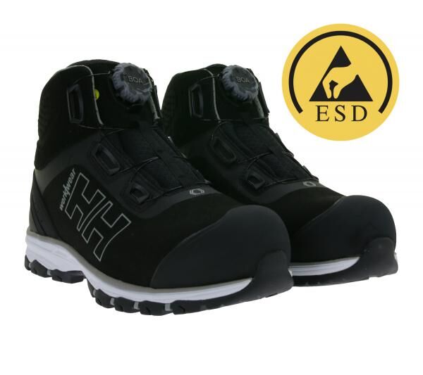 wasserdichte Helly Hansen Chelsea Evolution Mid Boa S3 Damen Sicherheits-Schuhe mit Ortholite und Helly Tech® Membran weite Passform Schut