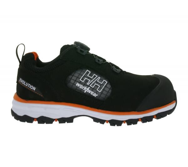 Helly Hansen Chelsea Evolution S1 Herren & Damen Sicherheits-Schuhe mit BOA&reg; Schn&uuml;rsystem Arbeits-Schuhe Schutzklasse S1 78236_992 Schwarz
