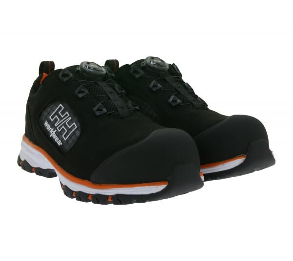 Helly Hansen Chelsea Evolution S1 Herren & Damen Sicherheits-Schuhe mit BOA&reg; Schn&uuml;rsystem Arbeits-Schuhe Schutzklasse S1 78236_992 Schwarz
