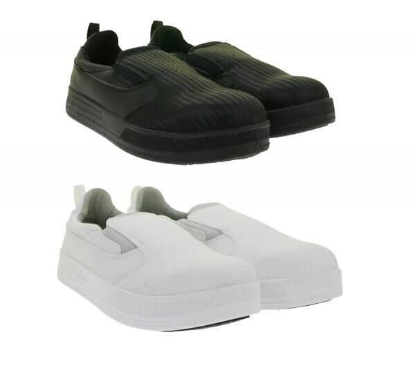 GARSPORT Auguste Low 2 S2 Herren & Damen Küchen-Sicherheits-Schuhe mit SSR-Gummieinsatz-Technologie Arbeits-Schuhe Koch-Schuhe GDS1500011 