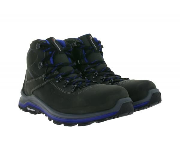 GARSPORT Kuruk Mid S3 Herren & Damen Sicherheits-Schuhe mit Michelin-Arrow-HRO-Gummisohle Echtleder-Schuhe Arbeits-Halbstiefel MGDS1090020 