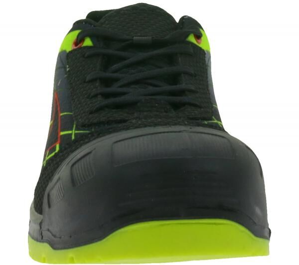 GARSPORT Jocker 1 S1p Herren & Damen Sicherheits-Schuhe mit Full Protection-Technologie Arbeits-Schuhe MGDS1100005 2179 Schwarz/Gelb