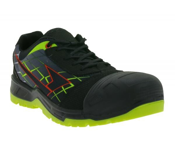 GARSPORT Jocker 1 S1p Herren & Damen Sicherheits-Schuhe mit Full Protection-Technologie Arbeits-Schuhe MGDS1100005 2179 Schwarz/Gelb