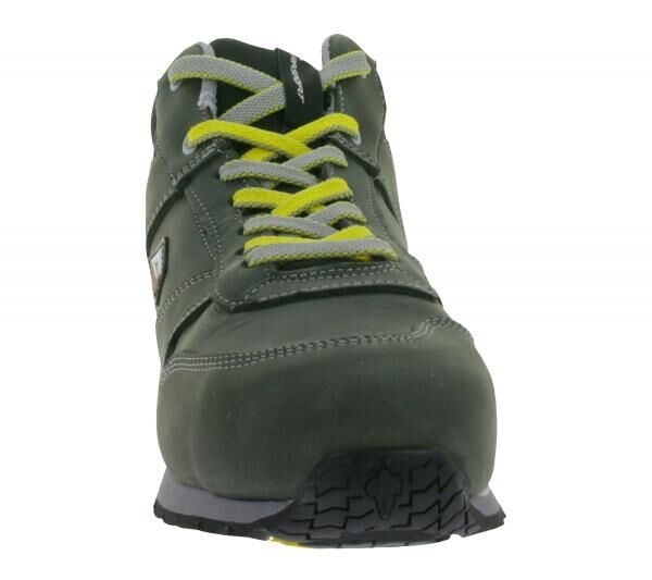 GARSPORT Kuruk Monza Mid S3S Herren & Damen Sicherheits-Schuhe mit Michelin-Arrow-HRO-Gummisohle Echtleder-Schuhe Arbeits-Halbstiefel MGDS1