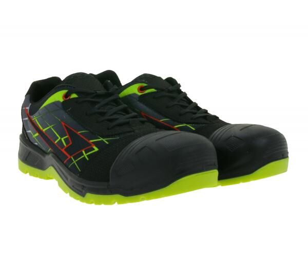 GARSPORT Jocker 1 S1p Herren & Damen Sicherheits-Schuhe mit Full Protection-Technologie Arbeits-Schuhe MGDS1100005 2179 Schwarz/Gelb