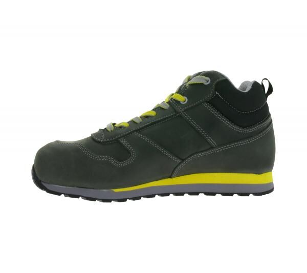 GARSPORT Kuruk Monza Mid S3S Herren & Damen Sicherheits-Schuhe mit Michelin-Arrow-HRO-Gummisohle Echtleder-Schuhe Arbeits-Halbstiefel MGDS1