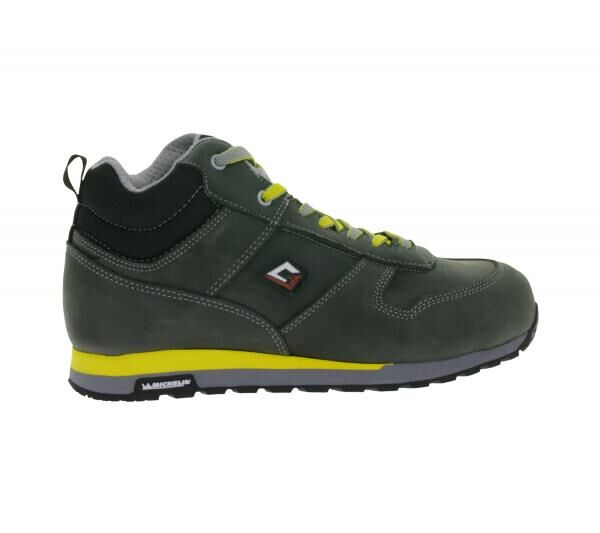 GARSPORT Kuruk Monza Mid S3S Herren & Damen Sicherheits-Schuhe mit Michelin-Arrow-HRO-Gummisohle Echtleder-Schuhe Arbeits-Halbstiefel MGDS1