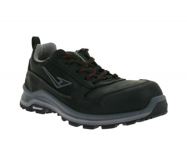 GARSPORT Kele Low S3 Herren & Damen Sicherheits-Schuhe mit Michelin-Arrow-HRO-Gummisohle Arbeits-Schuhe GDS1090018 0003 Schwarz