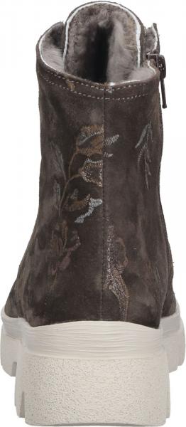Comfortable Think! Women's Lace-Up Ankle Boots 3-000665 3000 Brown