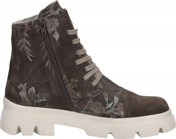 Comfortable Think! Women's Lace-Up Ankle Boots 3-000665 3000 Brown