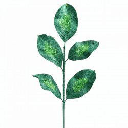 Kunsttak Glitter groen 67 cm