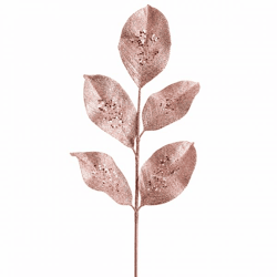Kunsttak Glitter roze 67 cm