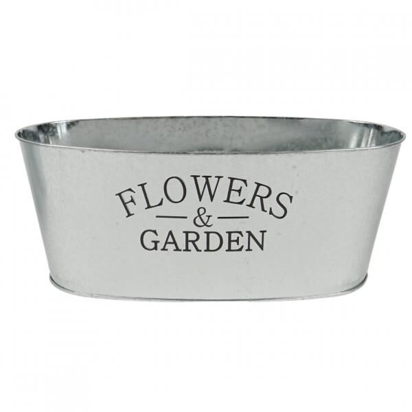 Blumentopf Aluminium 27 cm 2 Stück sortiert