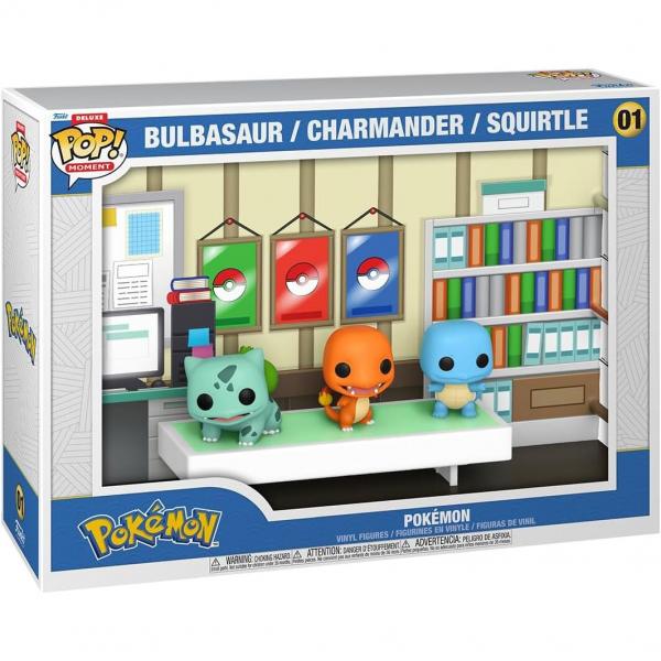 Funko 73254 - Pop! Moments Deluxe - Pokemon 3er-Starters #01
