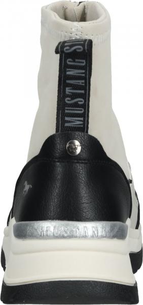Komfortable MUSTANG Stiefelette Stiefelette f&uuml;r Damen 1438-501-243 Wei&szlig;