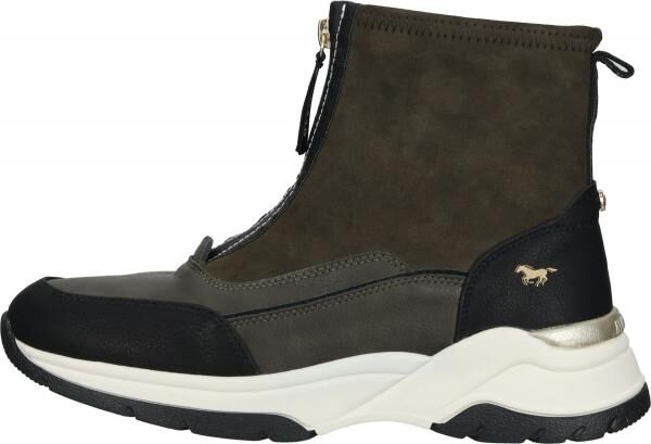 Hochwertige MUSTANG Stiefelette Stiefelette f&uuml;r Damen 1438-501-770 Gr&uuml;n