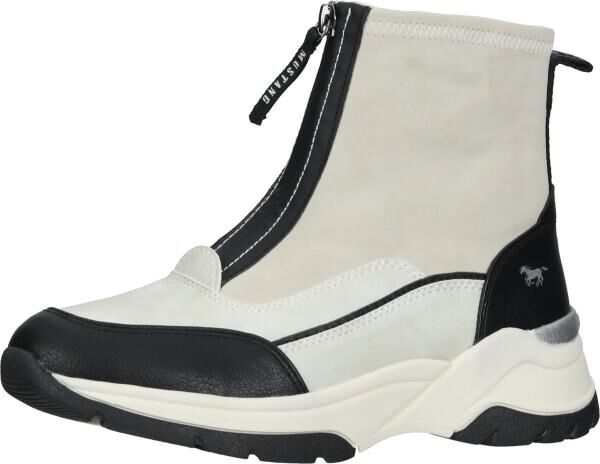 Komfortable MUSTANG Stiefelette Stiefelette f&uuml;r Damen 1438-501-243 Wei&szlig;