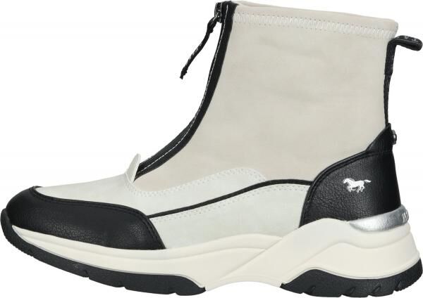 Komfortable MUSTANG Stiefelette Stiefelette f&uuml;r Damen 1438-501-243 Wei&szlig;