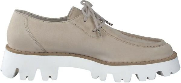 Elegante paul green Halbschuhe Schn&uuml;rschuhe f&uuml;r Damen 2979-083 Beige