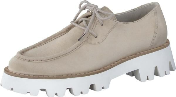 Elegante paul green Halbschuhe Schn&uuml;rschuhe f&uuml;r Damen 2979-083 Beige