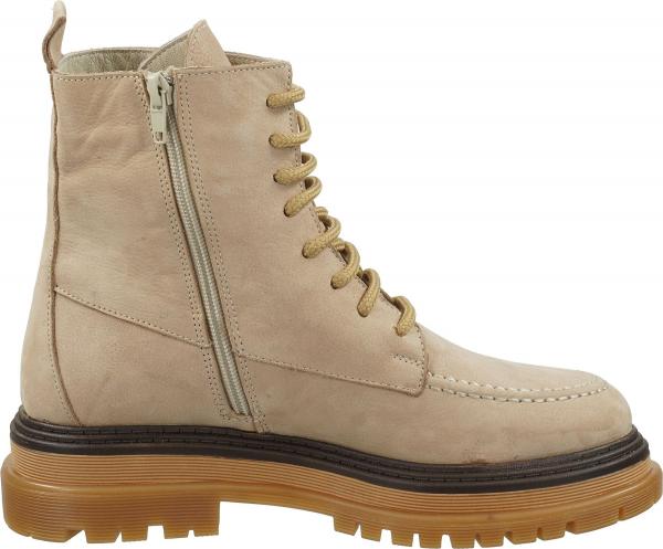 Modische ILC Stiefelette Schn&uuml;rschuhe f&uuml;r Damen C46-8523 -17-06 Beige
